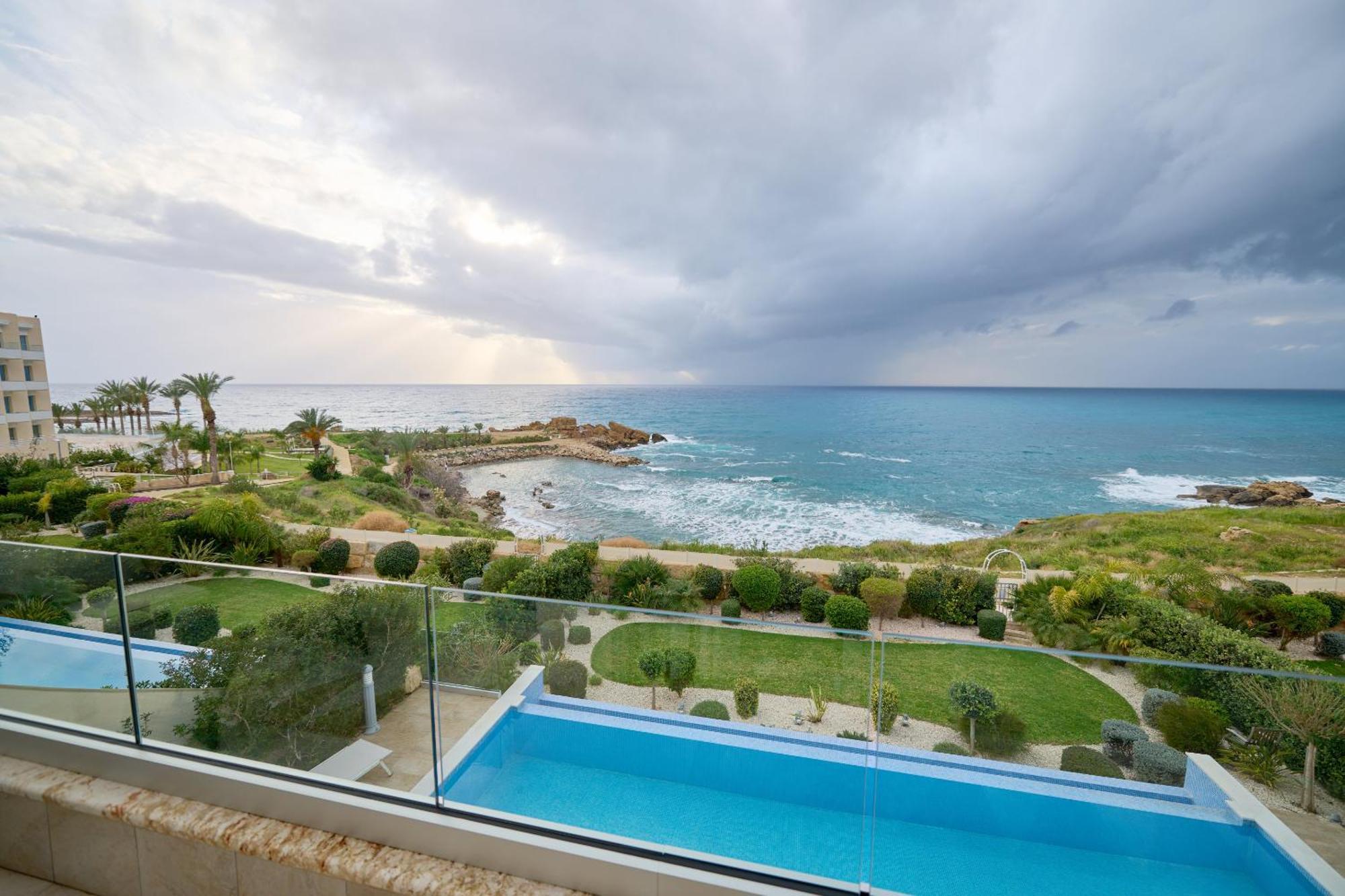 Olymp Luxury Villa D - Luxury Escape With Direct Beach Access And Unique Sunsets Paphos Kültér fotó