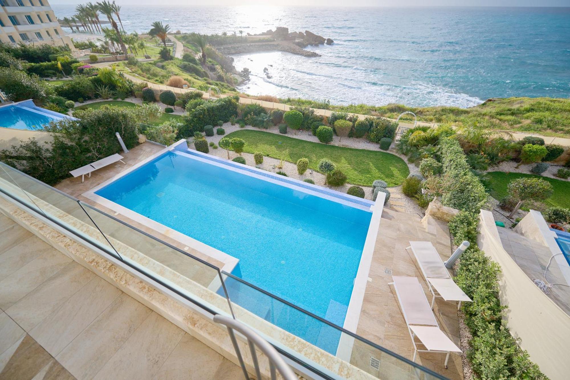 Olymp Luxury Villa D - Luxury Escape With Direct Beach Access And Unique Sunsets Paphos Kültér fotó