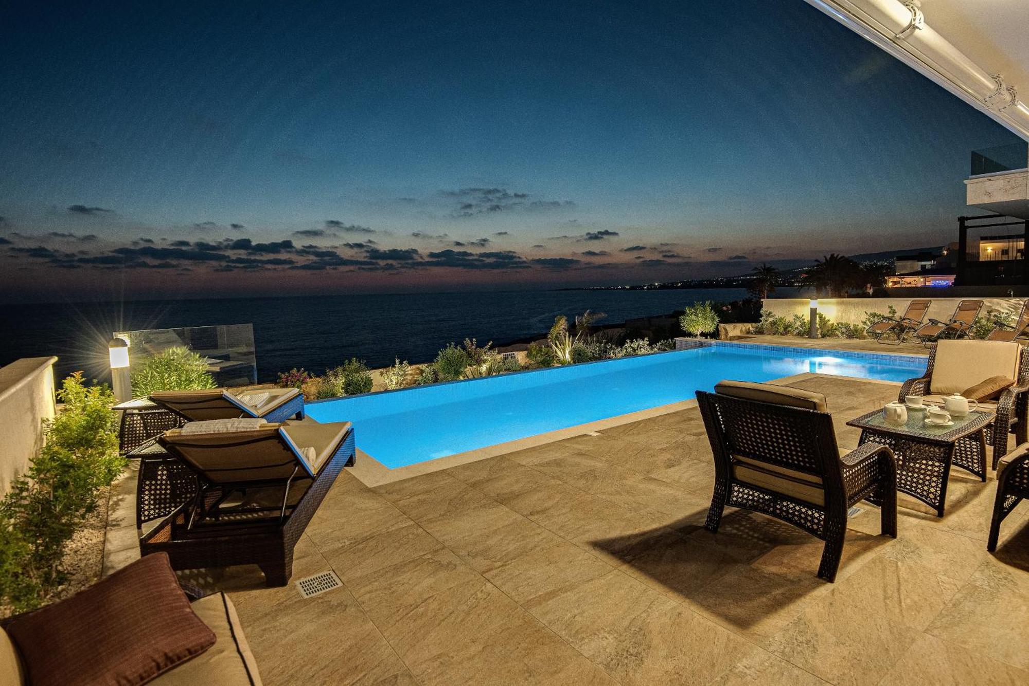 Olymp Luxury Villa D - Luxury Escape With Direct Beach Access And Unique Sunsets Paphos Kültér fotó