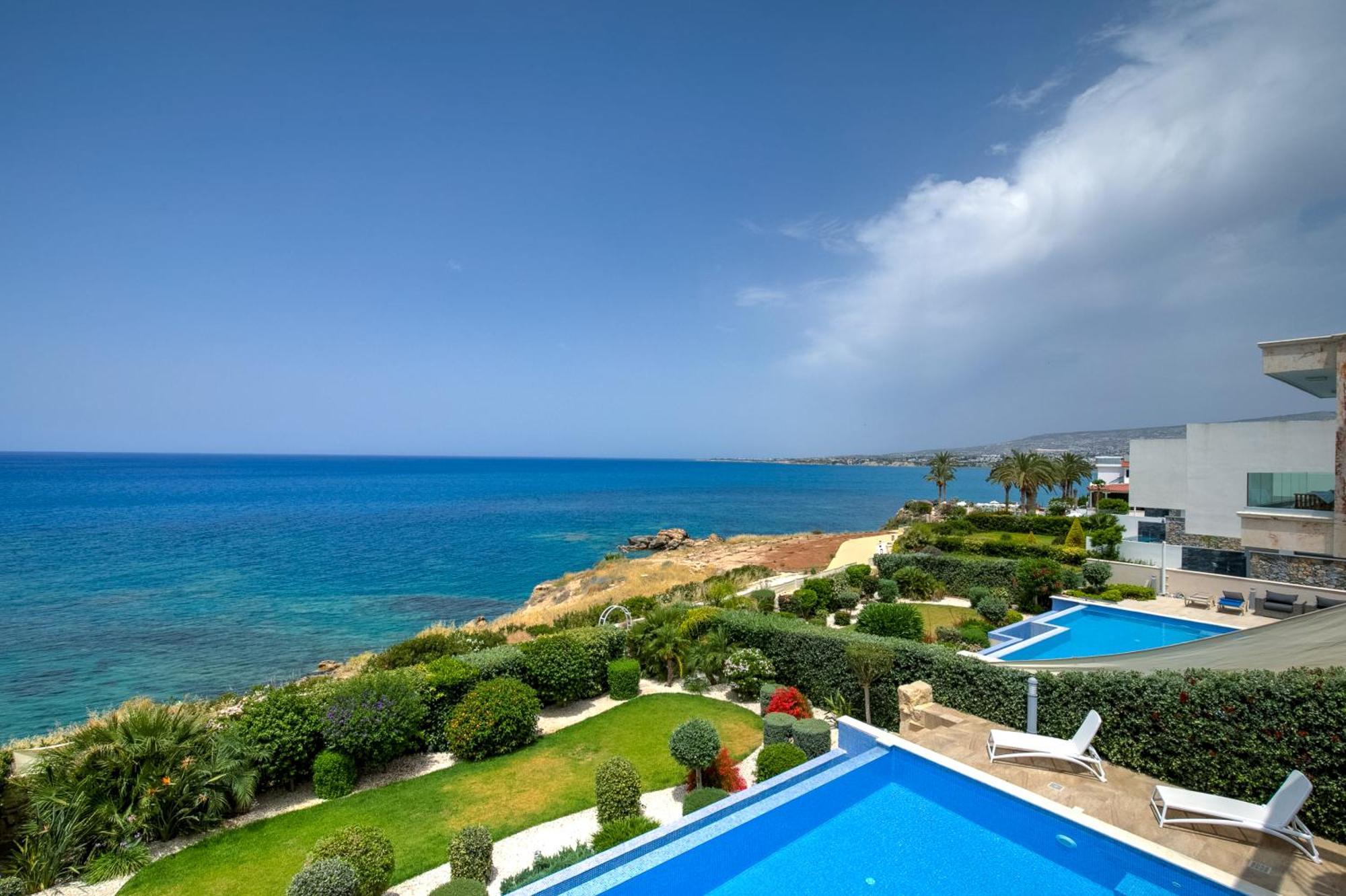 Olymp Luxury Villa D - Luxury Escape With Direct Beach Access And Unique Sunsets Paphos Kültér fotó