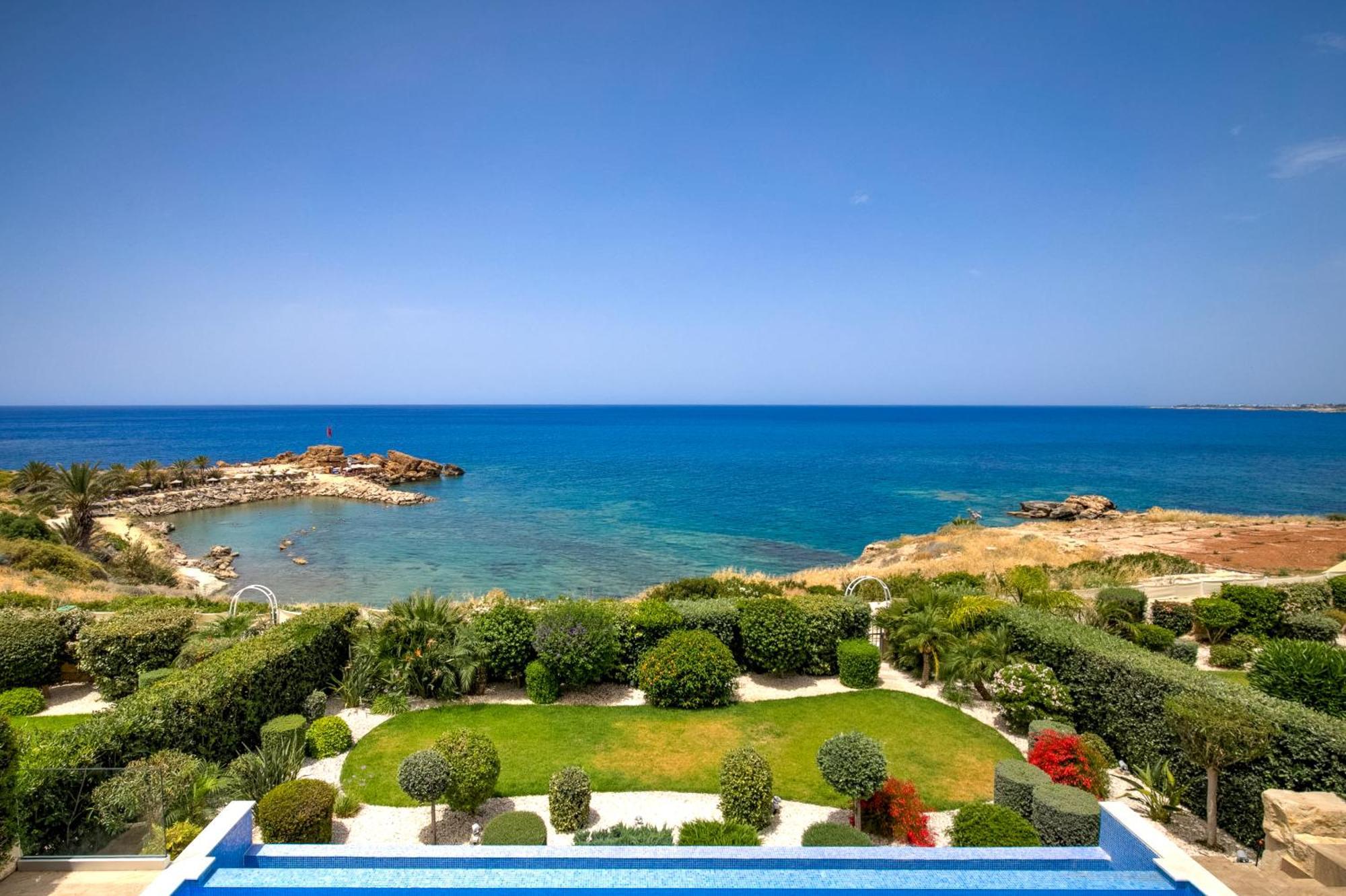 Olymp Luxury Villa D - Luxury Escape With Direct Beach Access And Unique Sunsets Paphos Kültér fotó