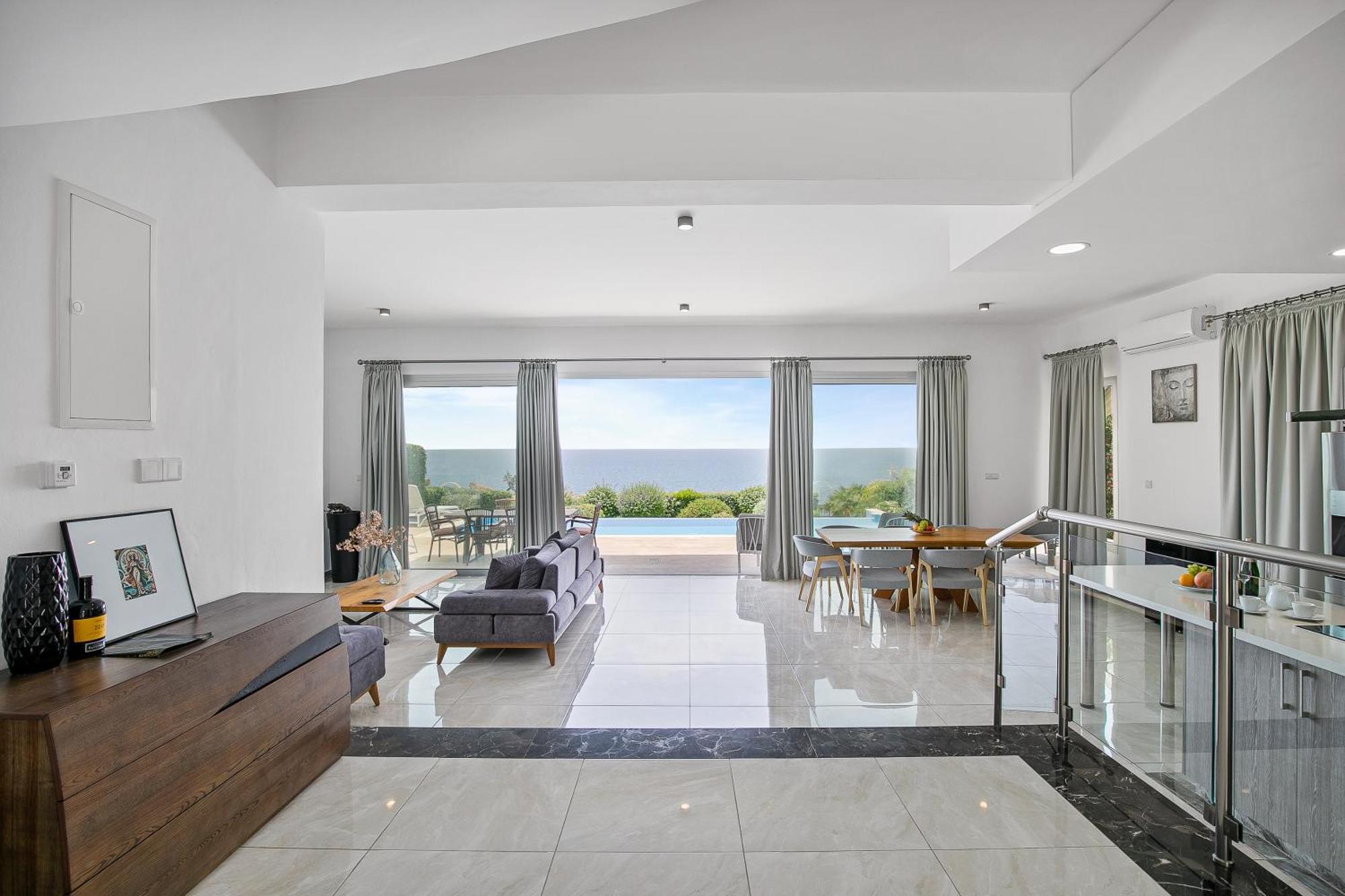 Olymp Luxury Villa D - Luxury Escape With Direct Beach Access And Unique Sunsets Paphos Kültér fotó